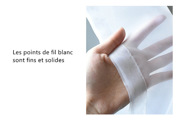 Rideau occulant à oeillets étoiles avec voilage moderne à 4 modèles pour chambre d'enfant fille