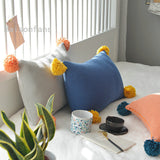 Housse de coussin en coton à pompons 35x50 pour lit canapé fauteuil