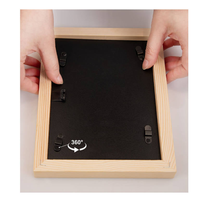 Lot de 27 Cadres Photo Cœur Bois Rose Mur de Cadre-Maisonfans.com