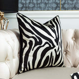 Coussin Graphique Doux Luxe Zèbre Léopard Rayure Sofa Canapé Voiture