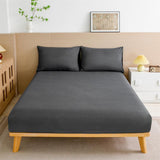 Drap Housse Drap Matelas Uni Confort Gris