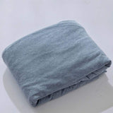 Linge de Lit Drap Housse Drap Matelas Uni Coton tricot Confort Adulte