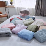 Drap Housse Drap Matelas Uni Coton tricot Confort printemps
