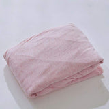 Linge de Lit Drap Housse Drap Matelas Uni Coton tricot Confort Adulte