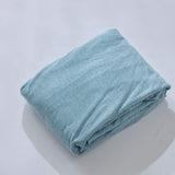 Linge de Lit Drap Housse Drap Matelas Uni Coton tricot Confort Adulte
