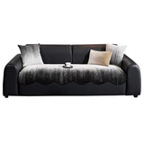 Housse de Canapé Protège-Fauteuil Antiglisse Sable Movant Noir Art