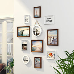 Cadre Photo Moderne En Bois (chêne, Hêtre, Pin) - Personnalisable - Pour Formats A1 à A6 - Neuf