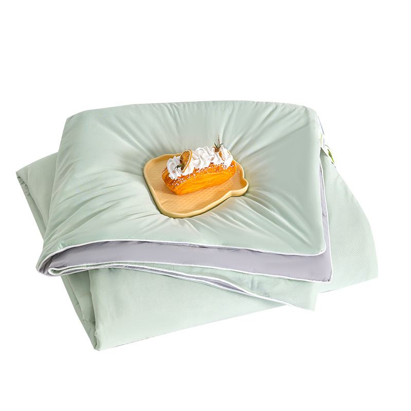 Couverture d'été Rafraîchissante Double Face Vert Adulte Légère