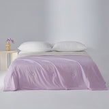 Couverture Rafraichissante d'Été Adulte Double Face Légère Respirante Violet