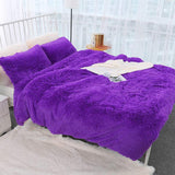 Couverture Doux Polaire Plaid Violet 230cm Chaud Canapé-Maisonfans.com