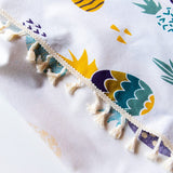 Nappe de Table Ananas Imprimé Tropical Exotique Nappe Rectangulaire
