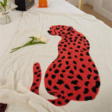 Couverture Polaire pour Canapé Lit Plaid Doux Léopard 3D 130x160 cm
