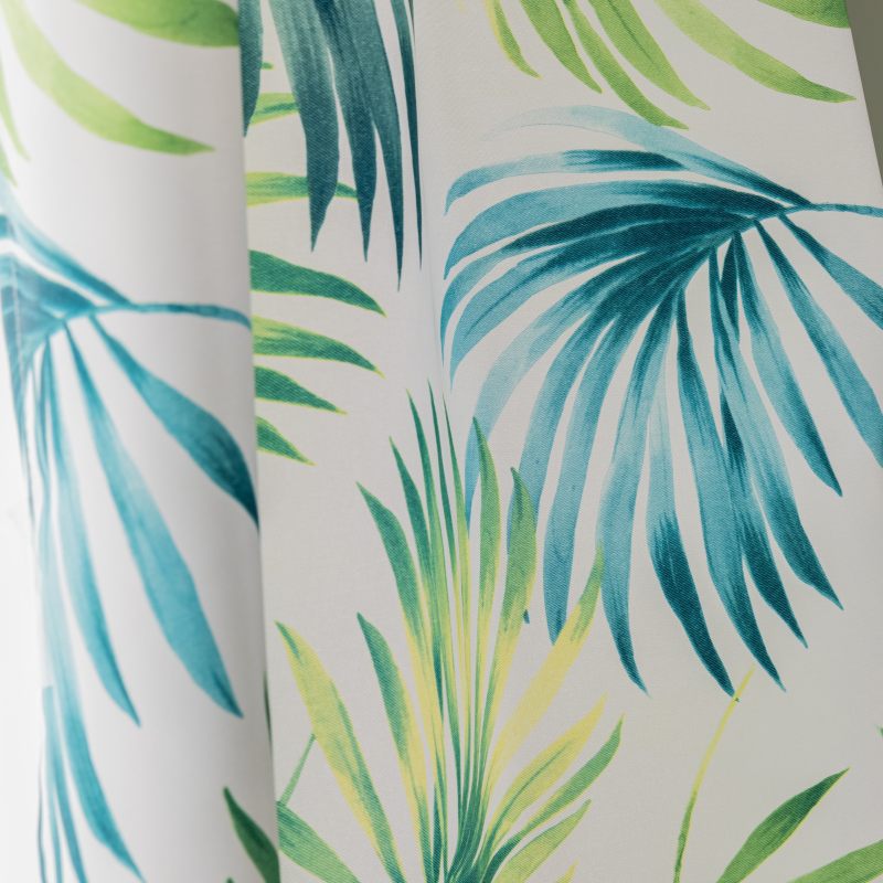 Rideau Cosy Tamisant Imprimé Feuillage Exotique Salon-maisonfans.com