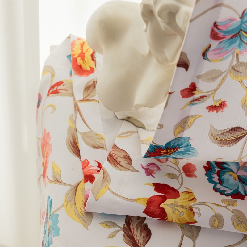 Rideau Liberty Motif Fleurs Imprimé 140 x H260 Jardin Chambre Floral