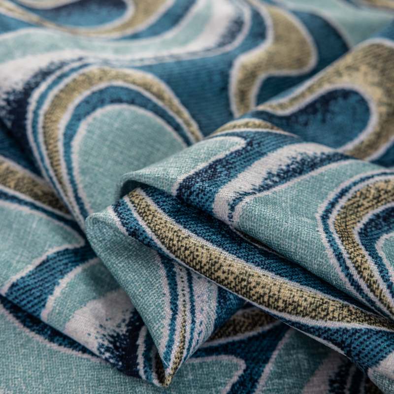 Rideau œillets Occultant Nuage Fantaisie Imprimé Bleu Salon-maisonfans.com