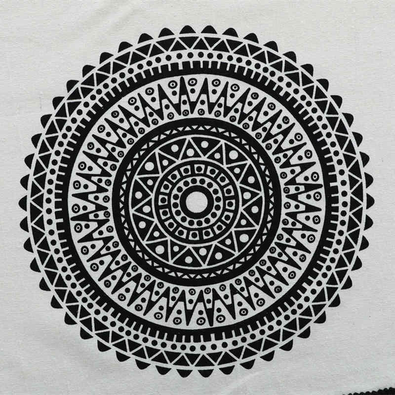 Rideau Bohème Tamisant à Franges Galon Fronceur Géométrique Crème Salon