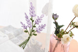 Voilage à œillets Lavende Brodée Violet Campagne-Maisonfans.com