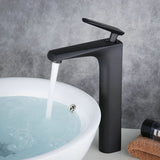 Mitigeur de lavabo placage noir en laiton