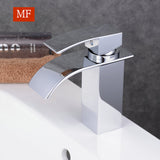 Mitigeur de Lavabo Chromé brillant en Laiton H 17 cm