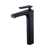 Mitigeur de lavabo placage noir en laiton pour salle de bains