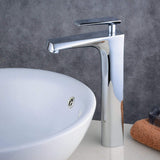 Mitigeur Lavabo Laiton Chromé Robinet Salle de Bains