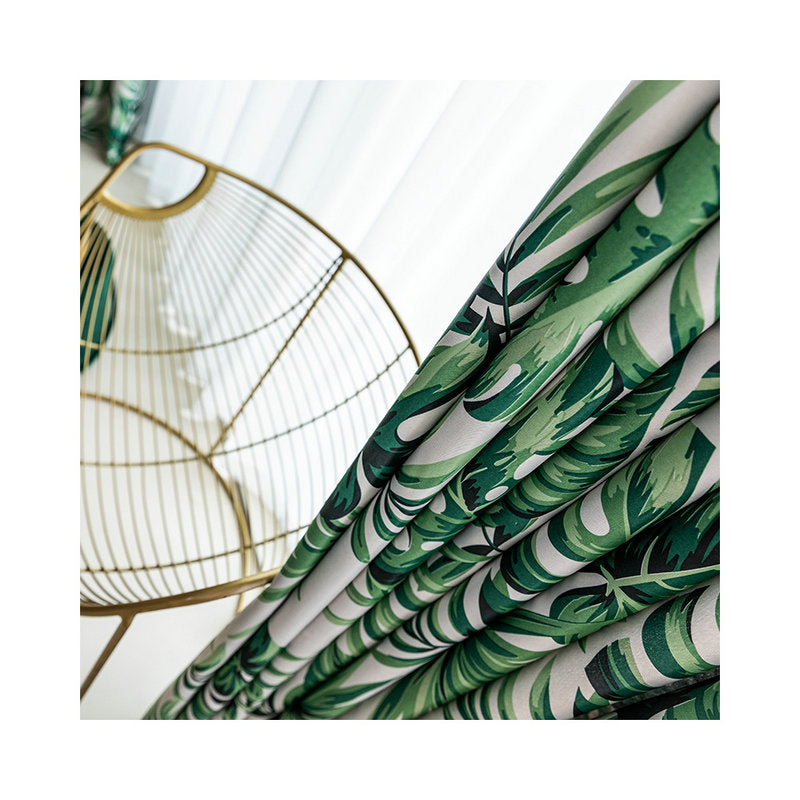 Rideau Occultant à œillets 140x240 cm Nature Vert