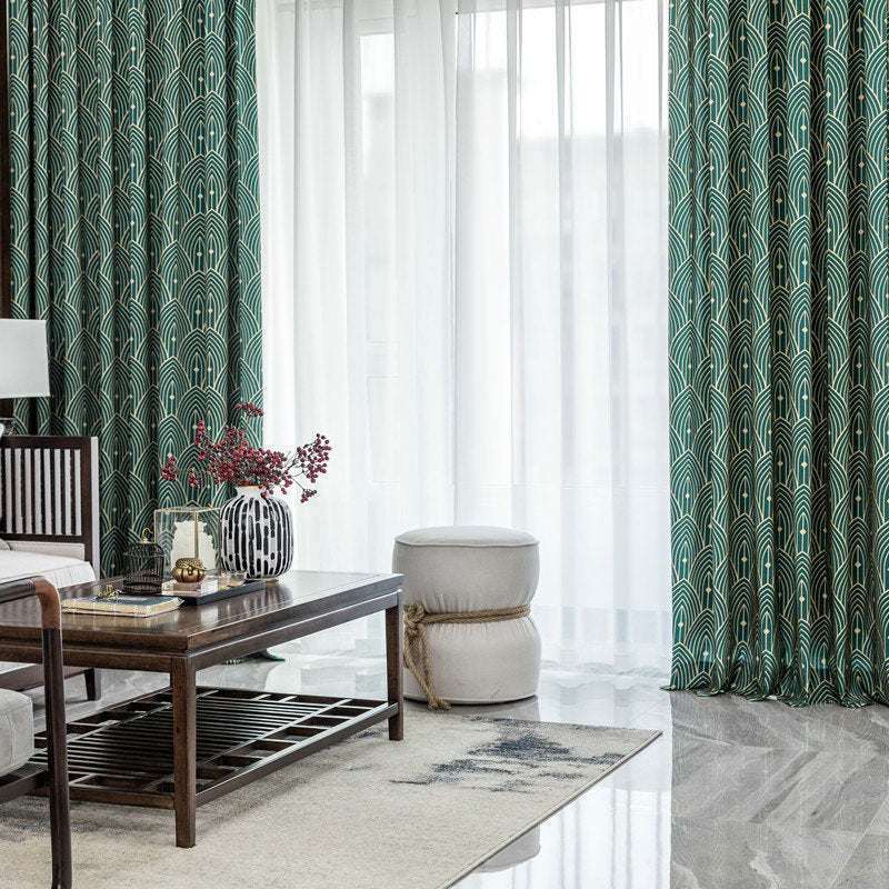 Rideau occultant (140 x 240 cm) Vert Foncé